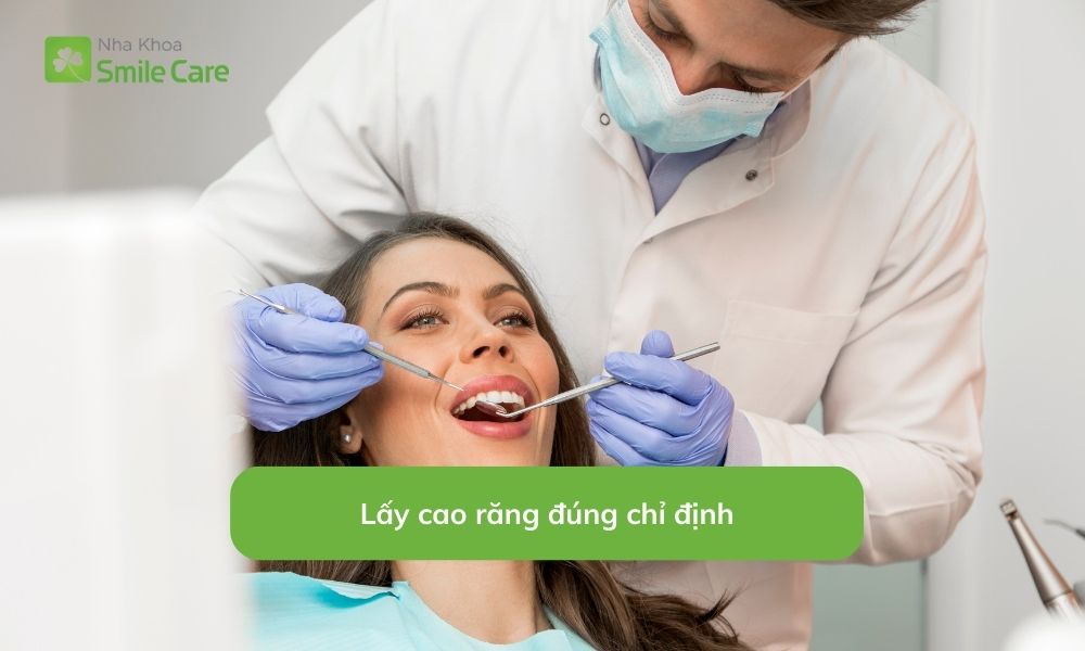 Lấy cao răng đúng 
